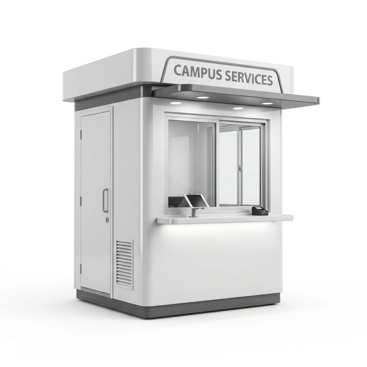 FRP製キャンパスサービスブース