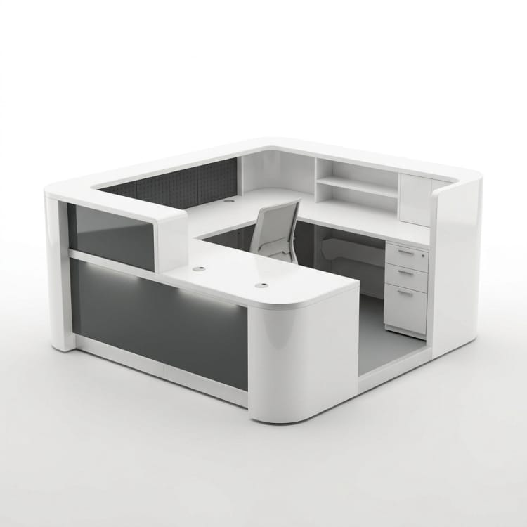FRP製エントランス受付ブース