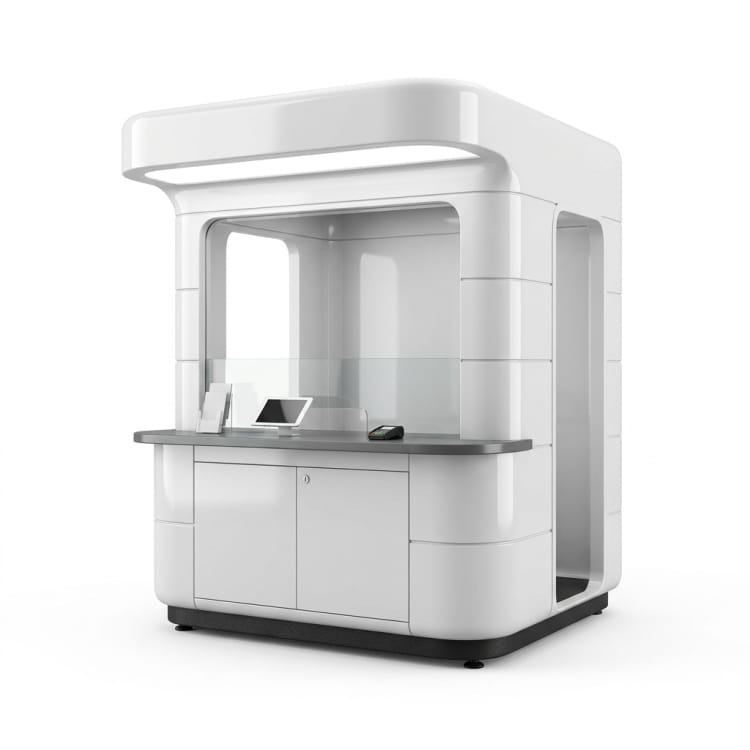 FRP製案内ブース